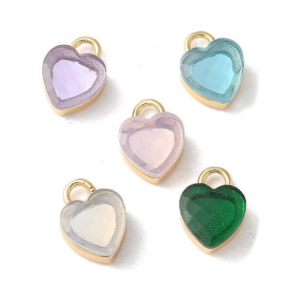 Brass Glass Charms