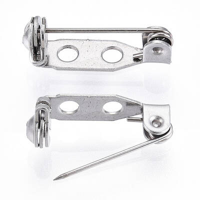 Non-Tarnish 304 Stainless Steel Pin Brooch Back Bar Findings