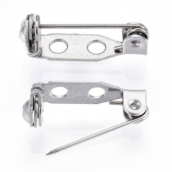 Non-Tarnish 304 Stainless Steel Pin Brooch Back Bar Findings