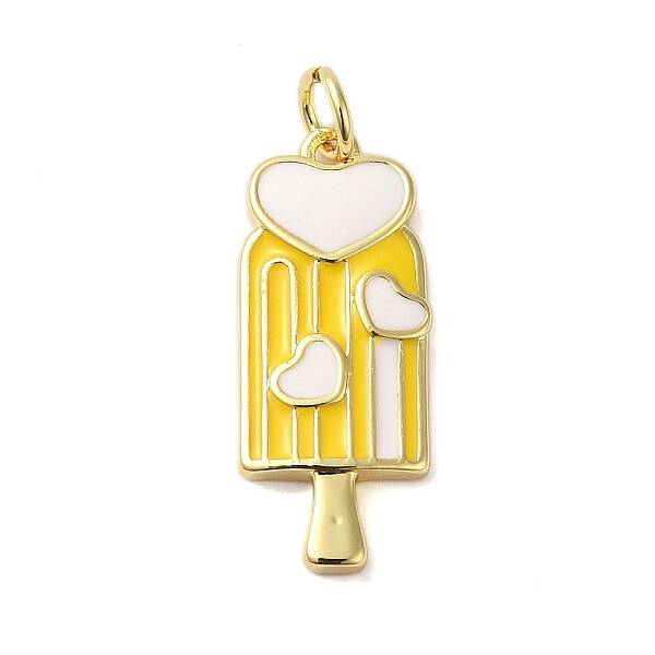 Rack Plating Brass Enamel Pendants