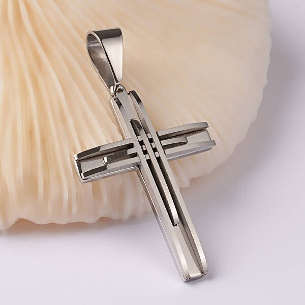 Tarnish Resistant 304 Stainless Steel Cross Big Pendants
