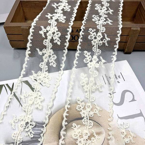 30 Yards Milk Fiber Embroidery Lace Trim