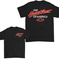 Chevrolet Heartbeat of America T-Shirt, Classic Logo Design, Chevy Graphic Tee, For Car Enthusiasts & Chevy Fans, Gift for Vi...