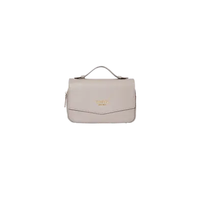 Leather Fanny Bag Travel Bag - On-the-Go Travel Pack ( Stone )