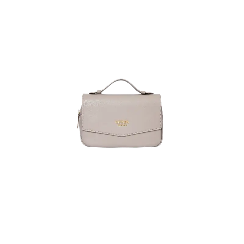 Leather Fanny Bag Travel Bag - On-the-Go Travel Pack ( Stone )