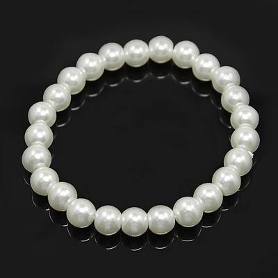 Stretchy Glass Pearl Bracelets