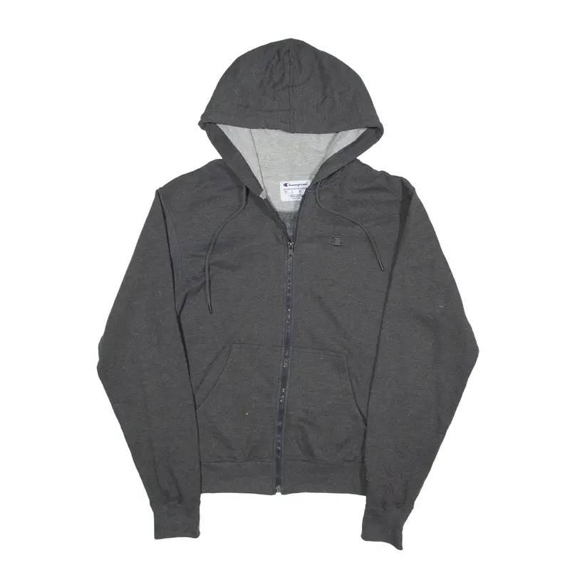 CHAMPION Hoodie Grey Full Zip Mens S