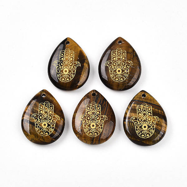 Natural Tiger Eye Pendants