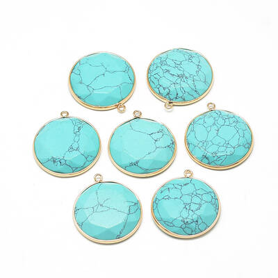Synthetic Turquoise Pendants