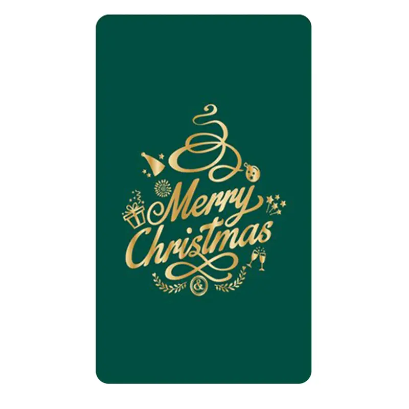 Memory Holiday Card™ - Green-Merry Christmas