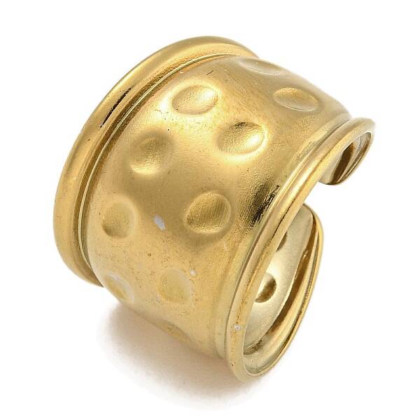 304 Stainless Steel Open Cuff Ring for Women