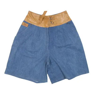 MARINA FERRARI Denim Shorts Blue Regular Womens S W28
