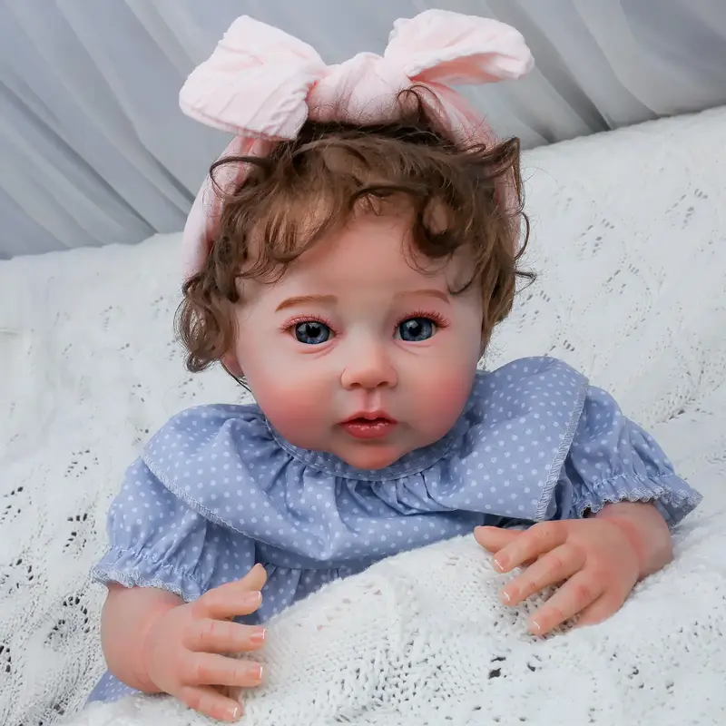 WOOROY Realistic Baby Doll Mix - Birthday & Christmas Gift, 18 In - 20 In Realistic Reborn Doll, Vinly Body & Cloth Body, Gir...