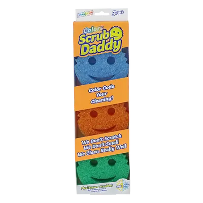 Scrub Daddy Color Scrubber Sponges (3ct) Multicolor