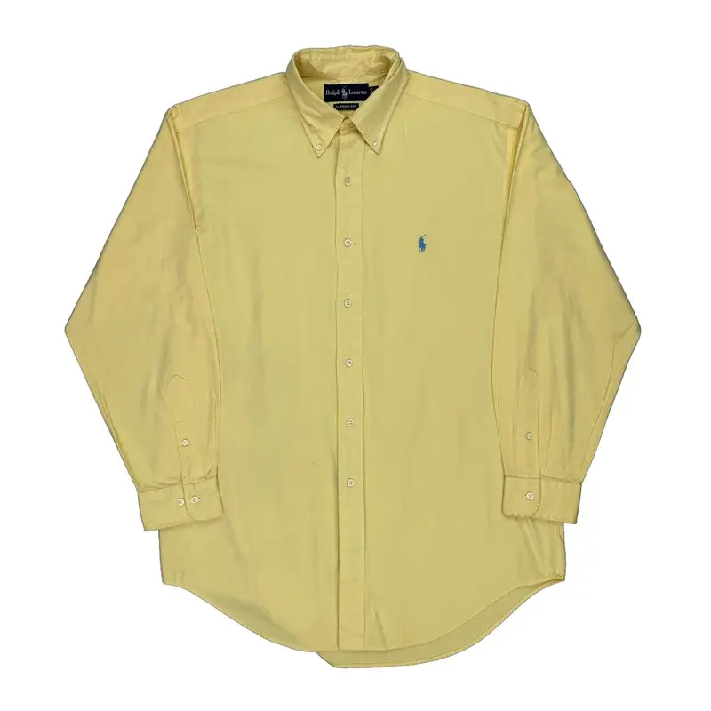 Ralph Lauren Shirt - Large Yellow Cotton