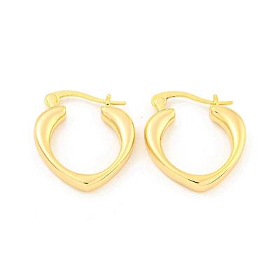 Brass Hoop Earrings for Women