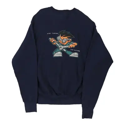Lee College Sweatshirt - XL Navy Cotton