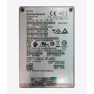 868649-002 HP 800GB Multi-Level Cell SAS 12Gb/s Hot Swappable Write Intensive SFF 2.5-Inch Solid State Drive for ProLiant XL2...