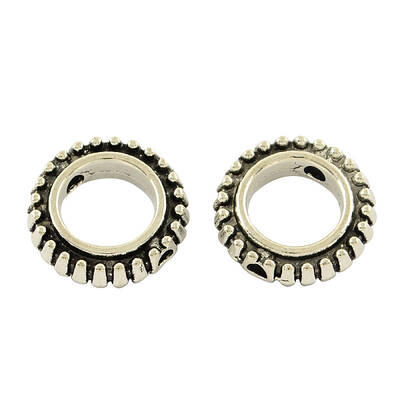Tibetan Style Alloy Ringlike Bead Frames