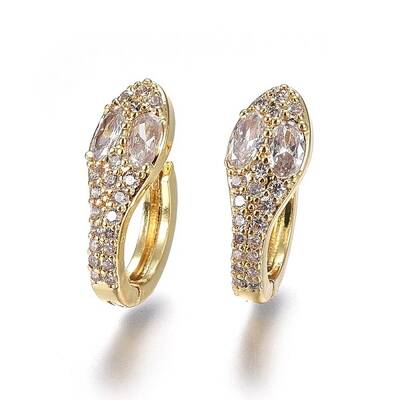 Brass Hoop Earrings