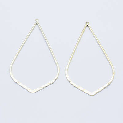 Long-Lasting Plated Brass Big Pendants
