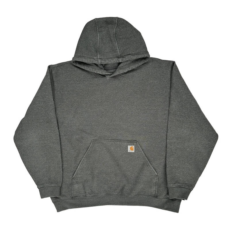 Workwear Carhartt Oversized Hoodie - 2XL Grey Cotton Blend