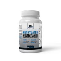 Methylated Multivitamin for Men and Women - Without Iron + CoQ10, Active B12, L-Methylfolate, & More Nutrition Energy