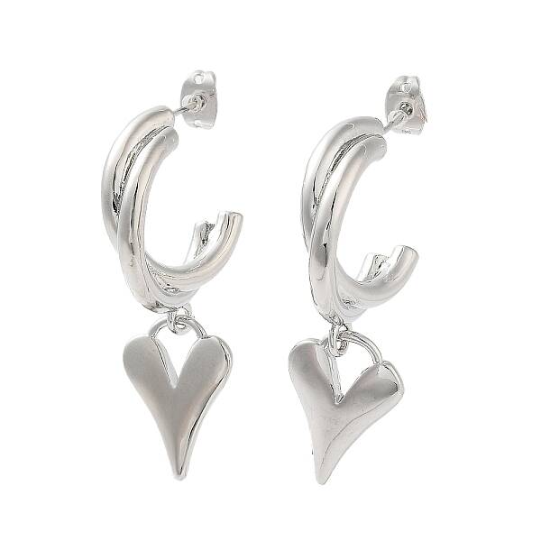 Rack Plating Brass Stud Earring