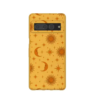 Honey Sun and Moon Google Pixel 7 Pro Case