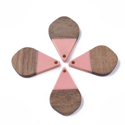 Resin & Walnut Wood Pendants