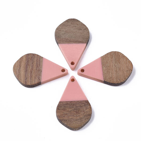 Resin & Walnut Wood Pendants
