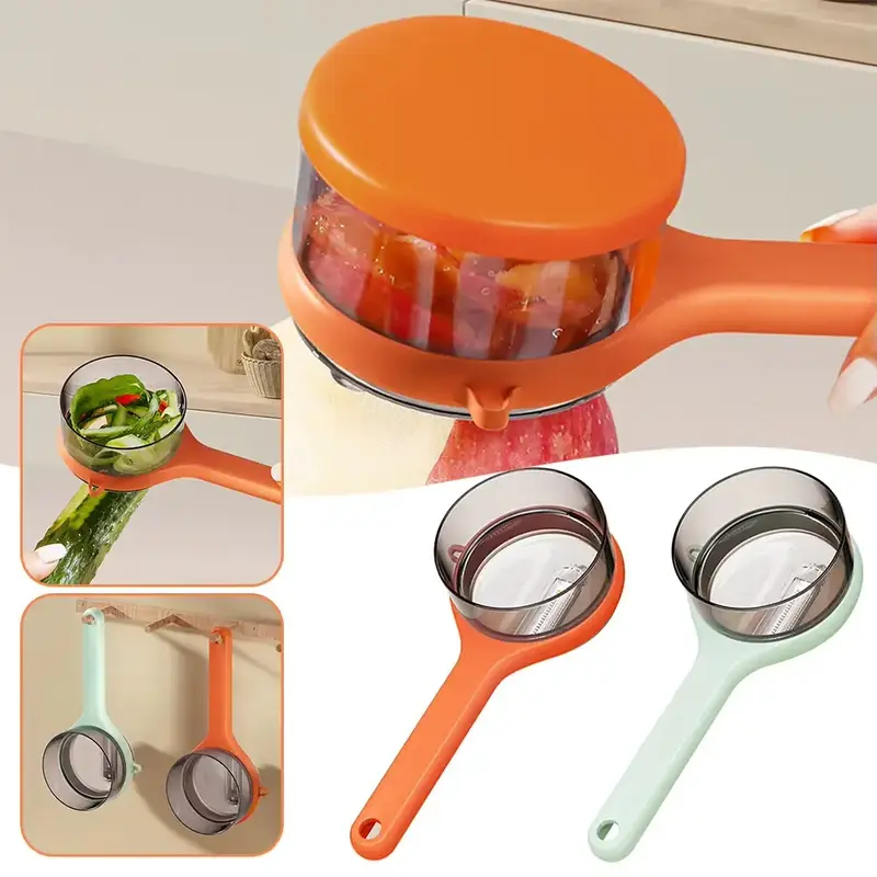 Made in China Vegetables Peeling Knife with Storage Box Manual Fruit Apple Peeling Cutter Potatoes Cucumber Shelling Tool Kit...