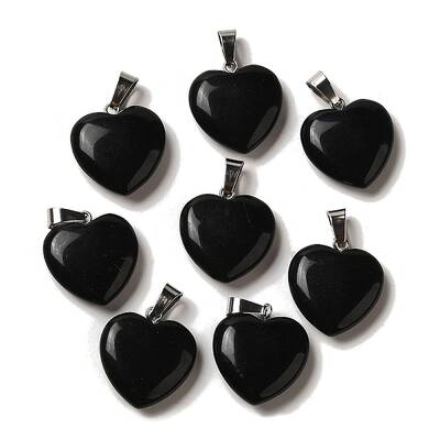 Natural Obsidian Pendants
