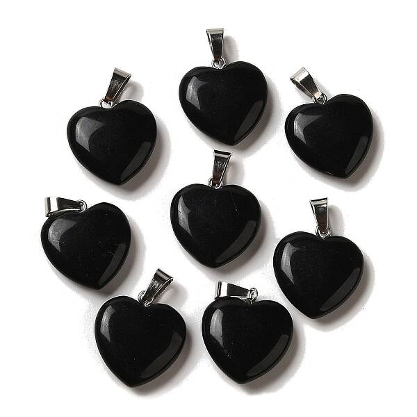 Natural Obsidian Pendants