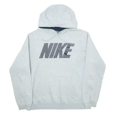 NIKE Mens Grey Hoodie L