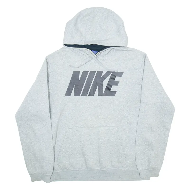 NIKE Mens Grey Hoodie L