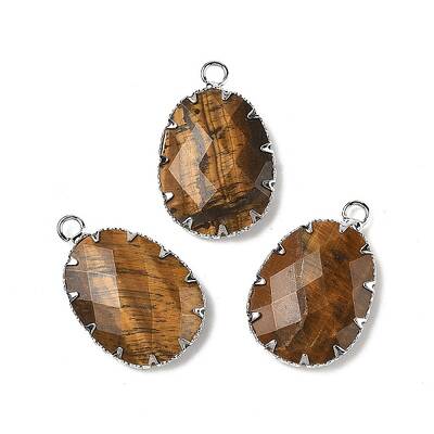 Natural Tiger Eye Pendants