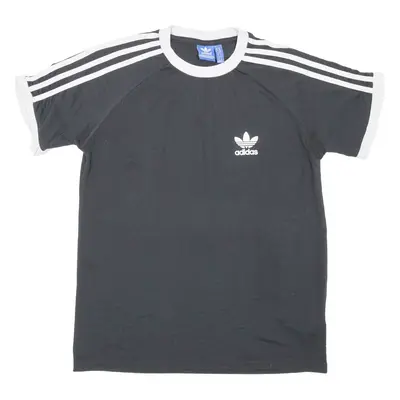 ADIDAS Womens T-Shirt Black Crew Neck M