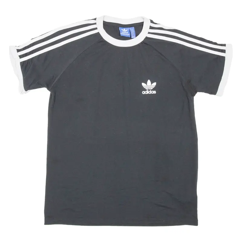 ADIDAS Womens T-Shirt Black Crew Neck M