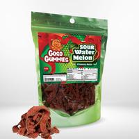 Goso Gummies Sour Watermelon Chamoy Belts 4 Ounce Bag