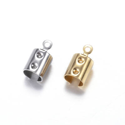 304 Stainless Steel Folding Crimp Ends