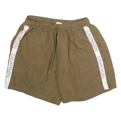 CALVIN KLEIN Mens Swimming Shorts Brown L W26