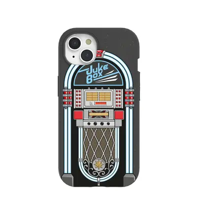 Black Jukebox iPhone 15 Case