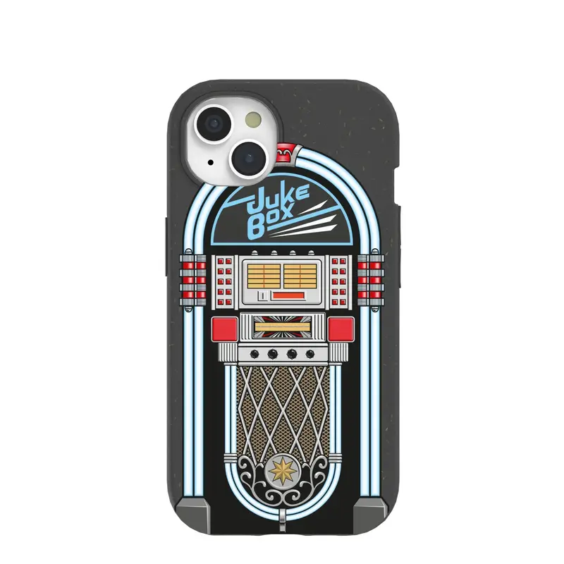 Black Jukebox iPhone 15 Case