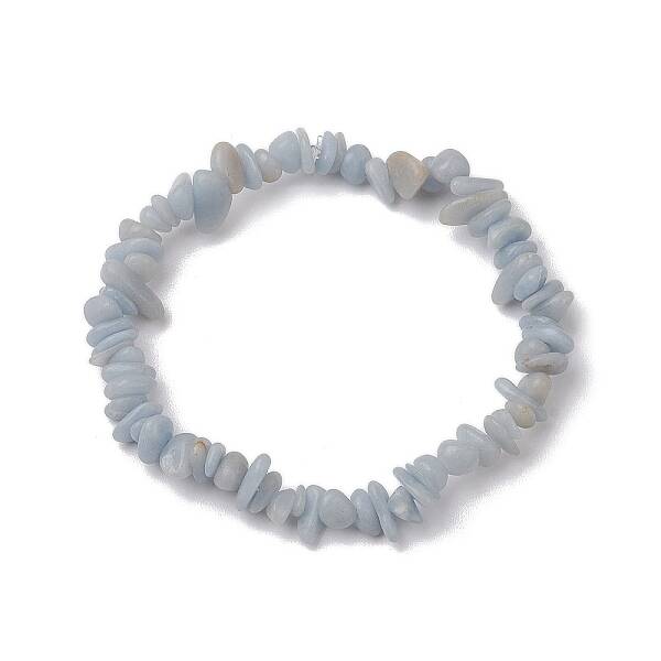 Natural Ang Chip Beaded Stretch Bracelets