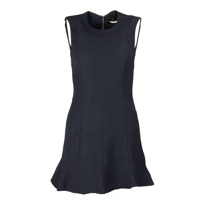 Uniforms Louis Vuitton Mini Dress - XS Navy Polyester