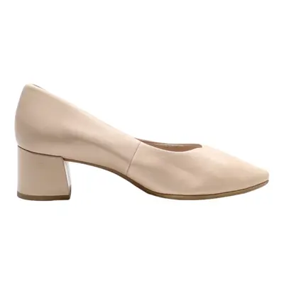 TAMARIS Pump Heels Beige Leather Womens UK 6