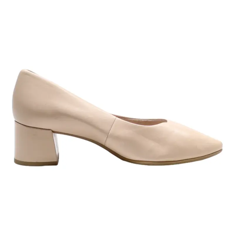 TAMARIS Pump Heels Beige Leather Womens UK 6