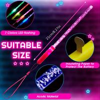 MICRENCY 36Pcs acrylic  glow stick, Multicolor glow stick, night light party supplies, suitable for holiday parties, gaming g...