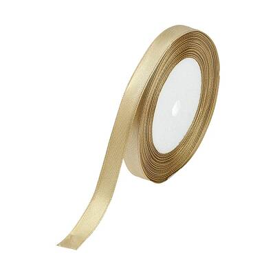 Lt. Tan Single Face Satin Ribbon